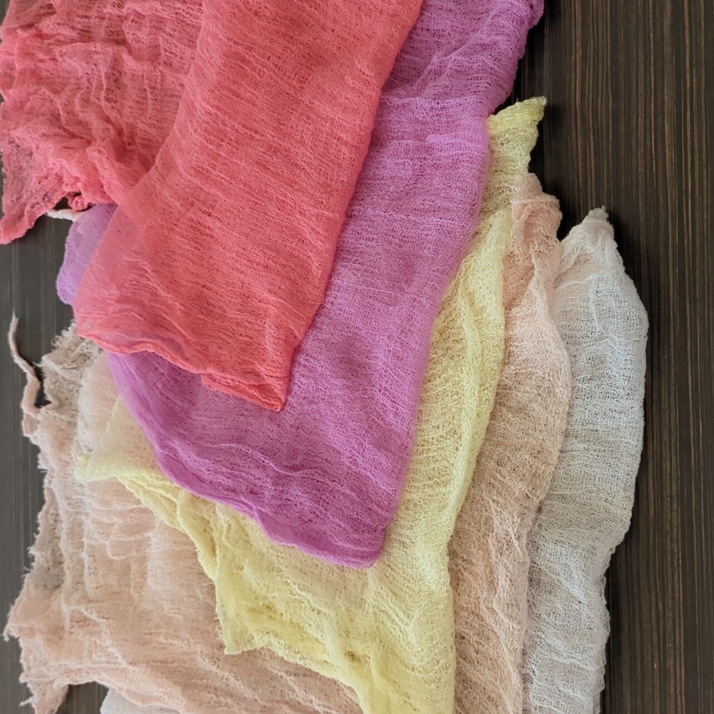 Baby wrap / dyed fabric - perfect for photoshoots
